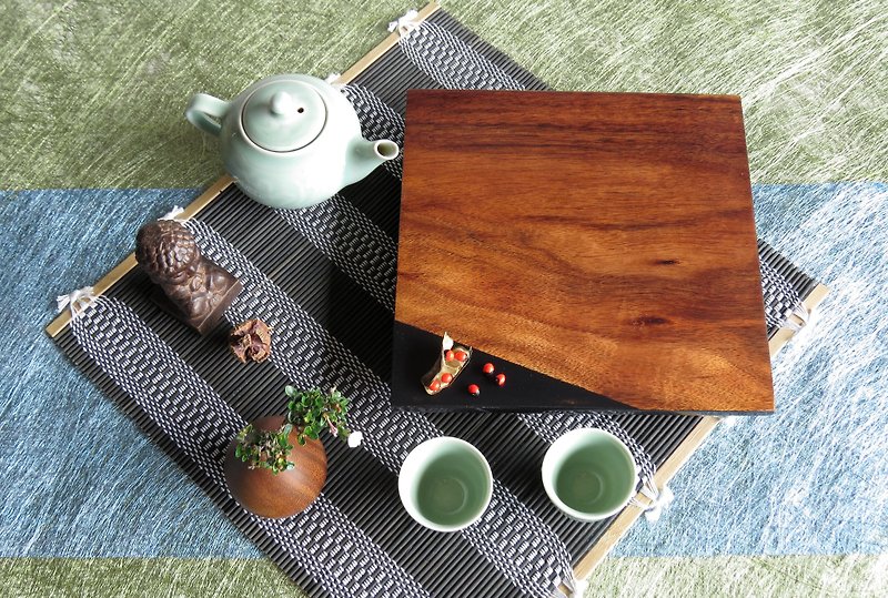 HO MOOD 解构系列—手作 原木茶盘 - 杯垫 - 木头 咖啡色