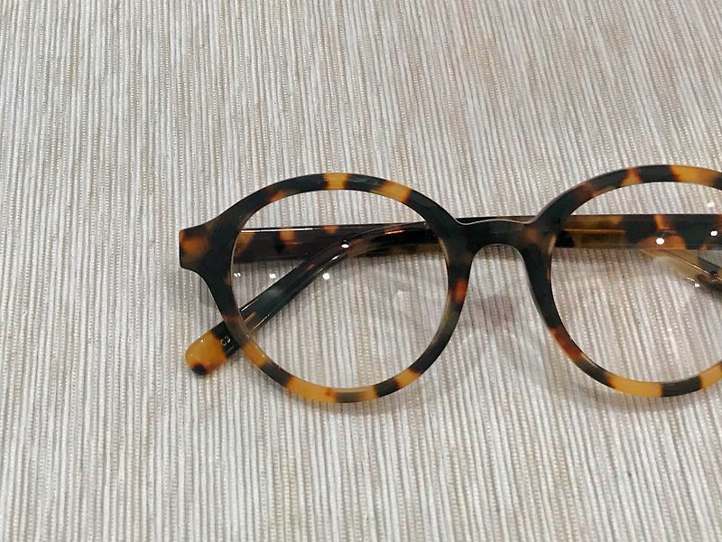 日本手造复古粗圆型眼镜框 - 眼镜/眼镜框 - 其他材质 橘色