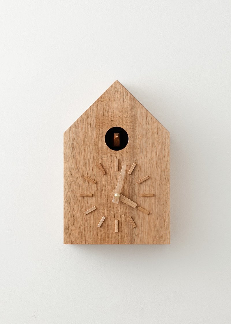 鳩時計-クルミ - 时钟/闹钟 - 木头 