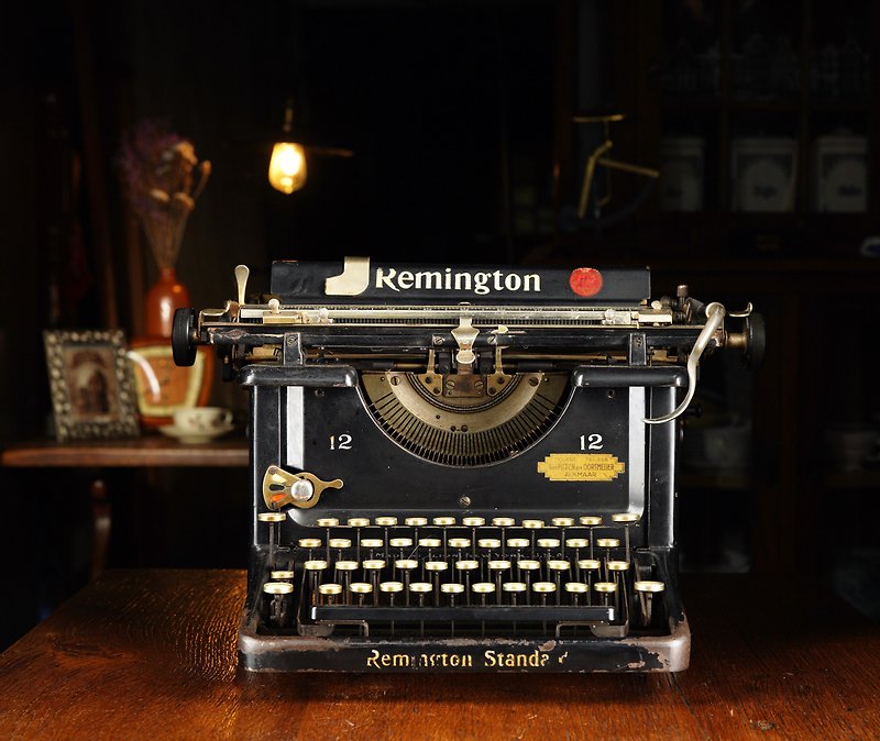 美国Remington 12雷明顿古董打字机/老件/摆件