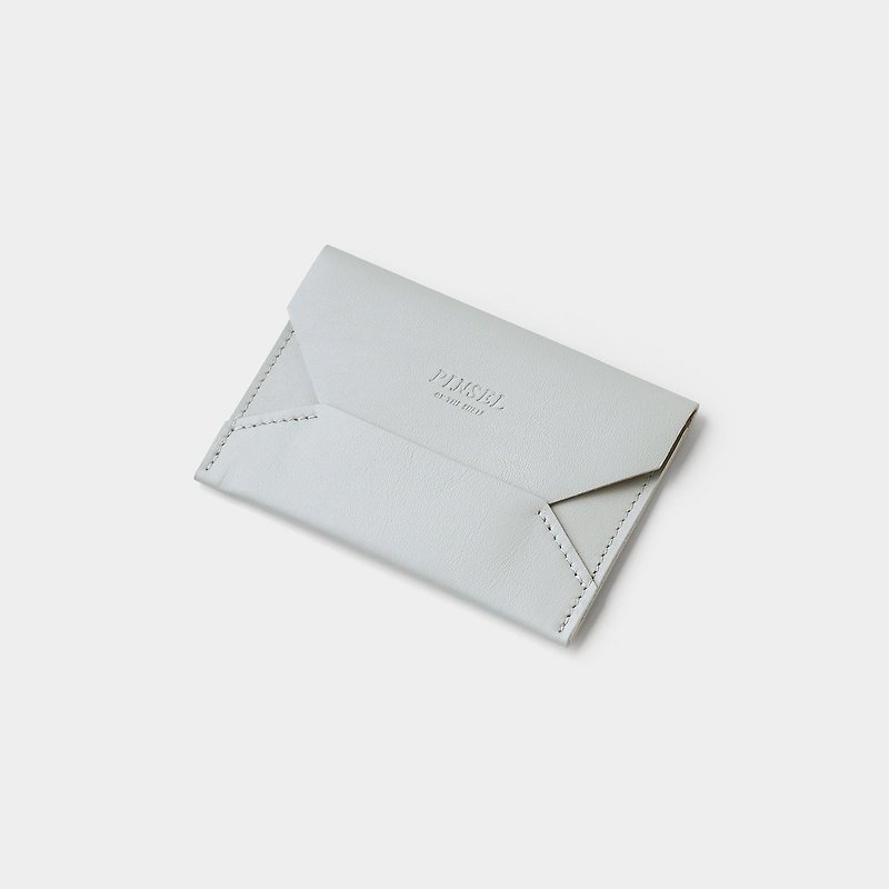 envelope card case : light grey - 其他 - 真皮 