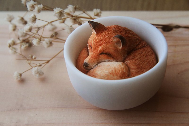 茶狐 (红茶狐) - 摆饰 - 其他材质 橘色