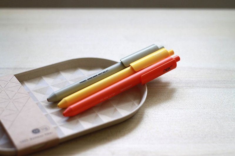 PREMEC 瑞士胶墨笔 黄橘米 三色组合 - 其他书写用品 - 塑料 橘色
