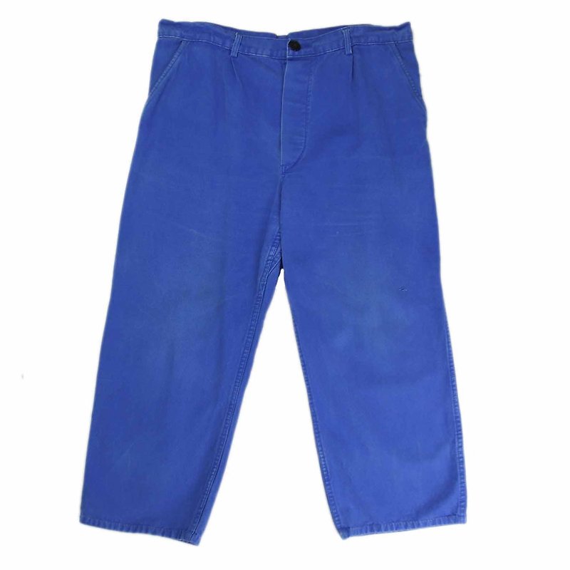 Tsubasa.Y 古着屋 002欧洲工作裤,工装 蓝色 长裤 工作裤 - 男士长裤 - 其他材质 