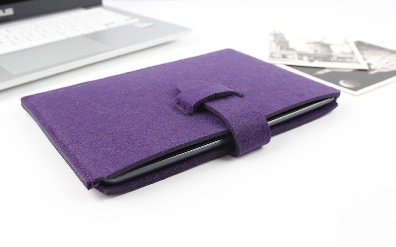 原创纯手工 紫色 毛毡 微软 电脑保护套 毛毡套 笔电包 电脑包 Surface Pro 4 加type键盘保护壳 type cover touch cover (可量身订制) - 016 - 平板/电脑保护壳 - 其他材质 