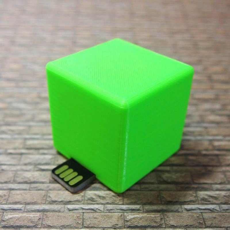 旧CubeLight 个性灯 - 阴森绿 - 定制化 生日 情人 圣诞 - 灯具/灯饰 - 塑料 绿色