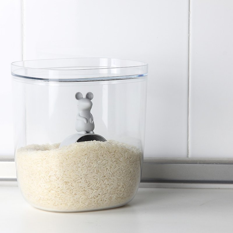 QUALY 幸运小子-储米箱(3.5L) - 厨房用具 - 塑料 白色