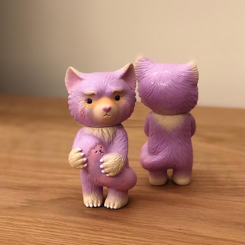 寂寞莱纳斯 晒伤妆 粉红尾巴版 设计师 玩具 公仔 摆饰 - 摆饰 - 塑料 粉红色
