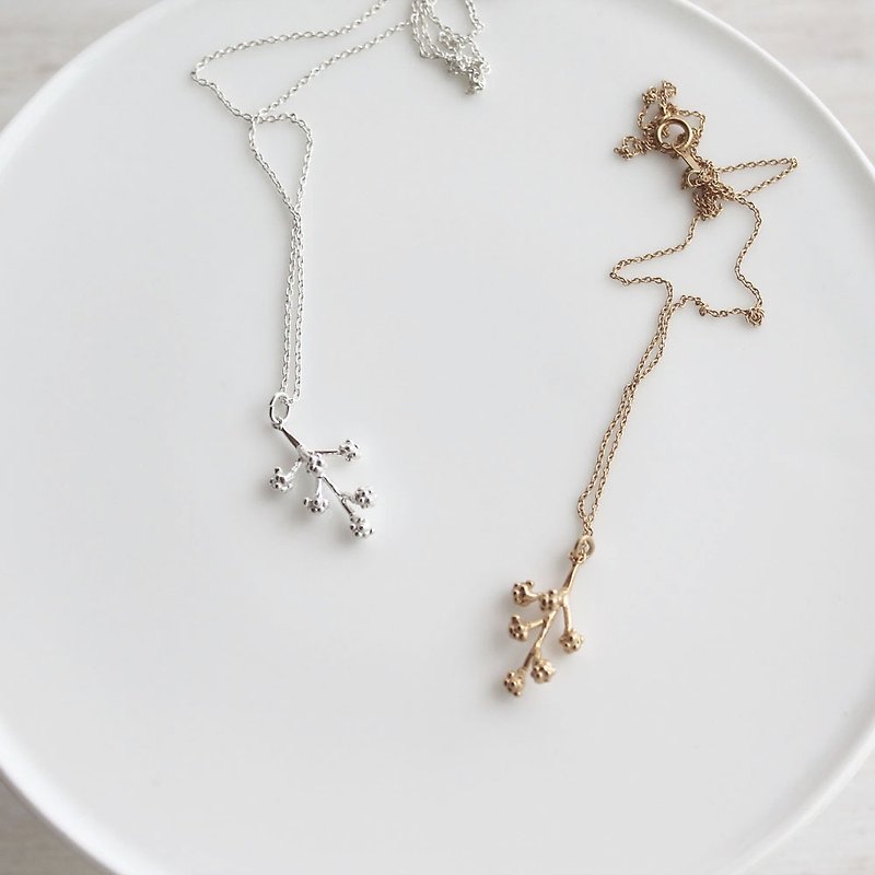 Mimosa necklace - 项链 - 其他金属 银色