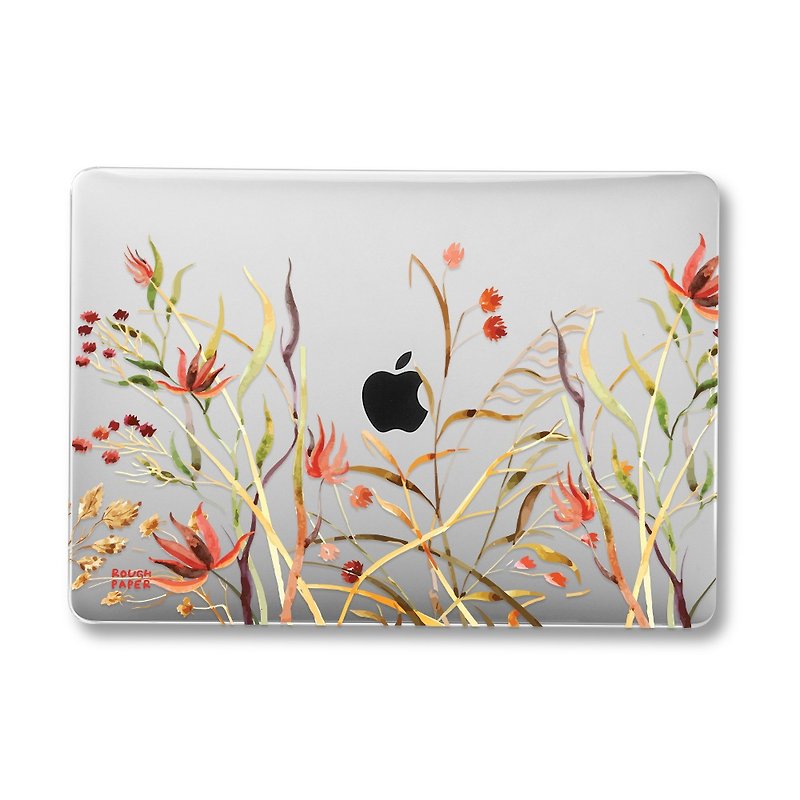 秋日红叶 | 印花透明MacBook电脑保护壳 - 平板/电脑保护壳 - 塑料 