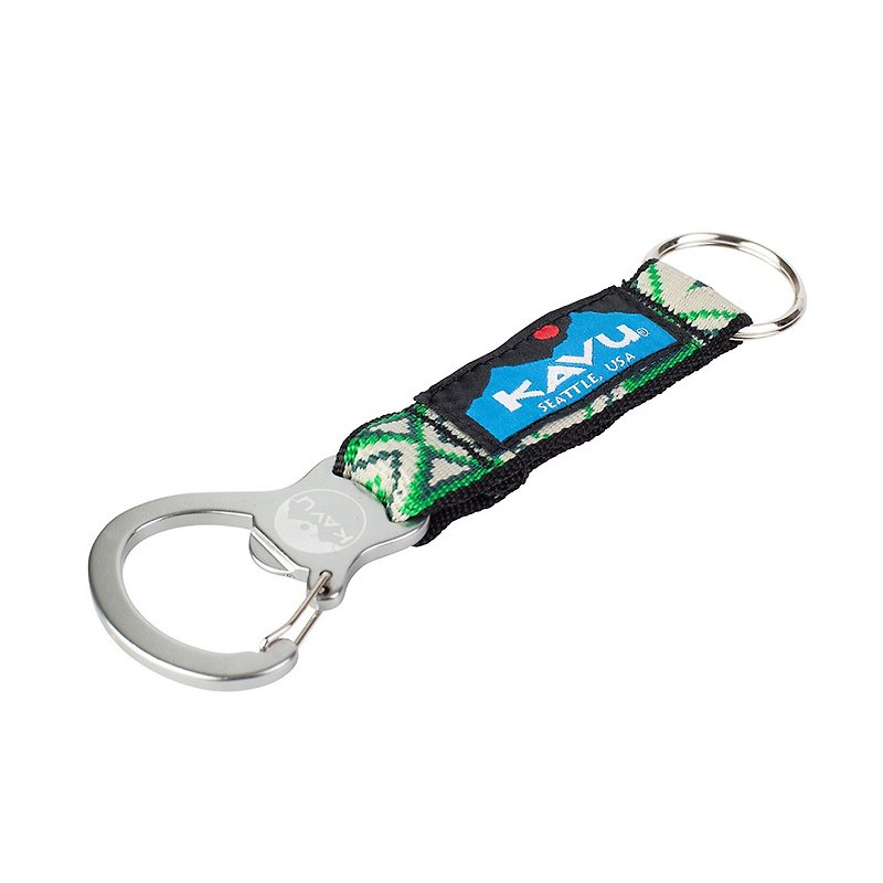 【西雅图 KAVU】Crackitopen 开瓶扣环钥匙圈 树木 #9379 - 钥匙链/钥匙包 - 聚酯纤维 绿色