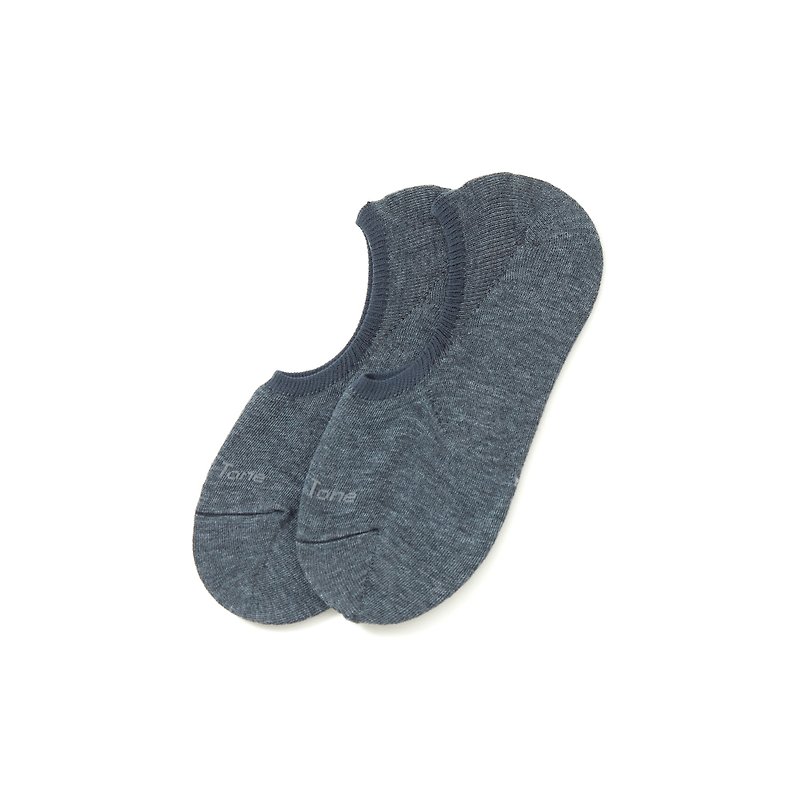 你看不到我/深灰色(M、L)-MIT防滑隐形袜 - 袜子 - 棉．麻 灰色