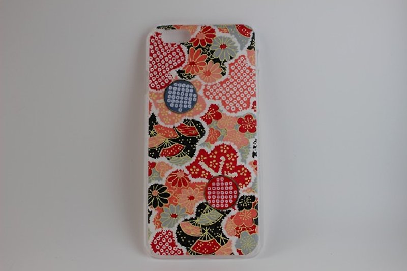 鹿の子梅文様和紙iPhoneカバー 6s(6)サイズ - 手机壳/手机套 - 纸 红色