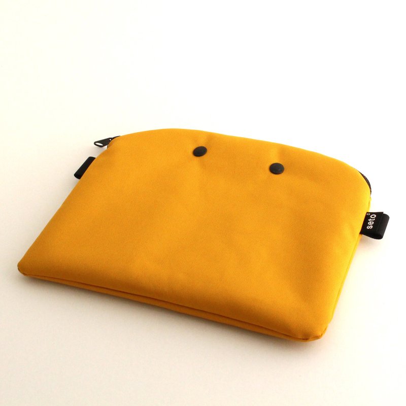 seto / creature bag / iPad case / Bag in bag / Case A5 / Yellow - 化妆包/杂物包 - 聚酯纤维 黄色