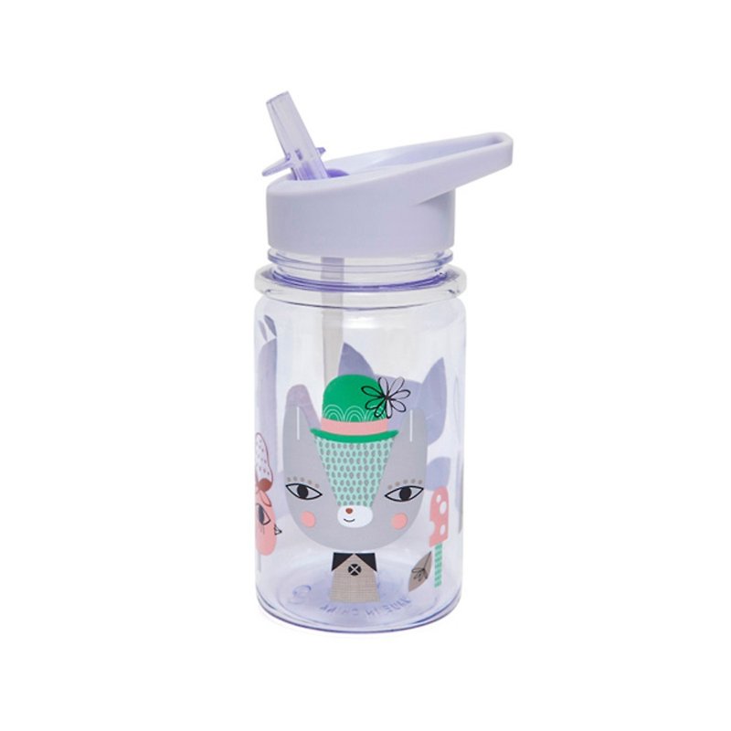 荷兰Petit Monkey 儿童水杯400(ml)-粉紫草尼马与好朋友 - 儿童餐具/餐盘 - 塑料 