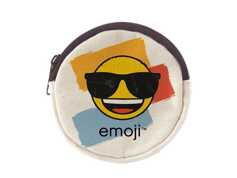 emoji授权-零钱包,EM08 - 零钱包 - 棉．麻 橘色