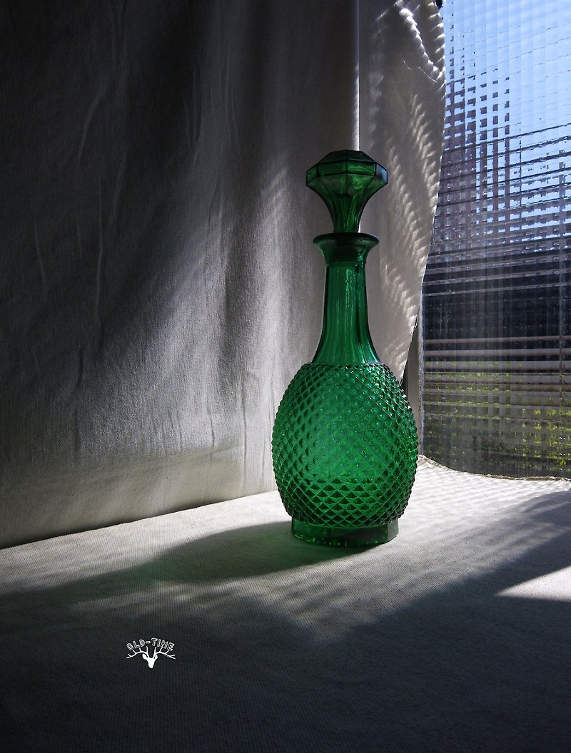 【老时光 OLD-TIME】台湾老件玻璃酒瓶