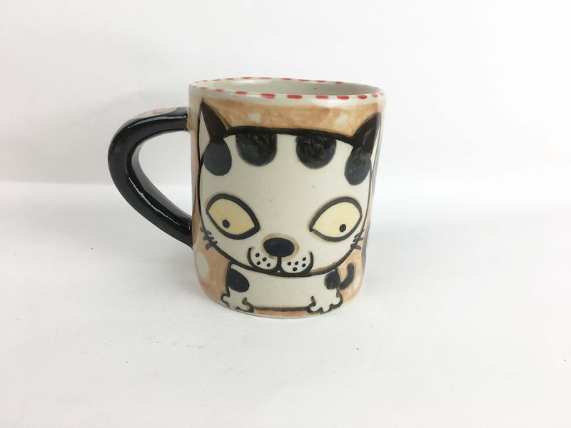 Nice Little Clay 马克杯 各种猫 棕 01061-11 - 咖啡杯/马克杯 - 陶 咖啡色