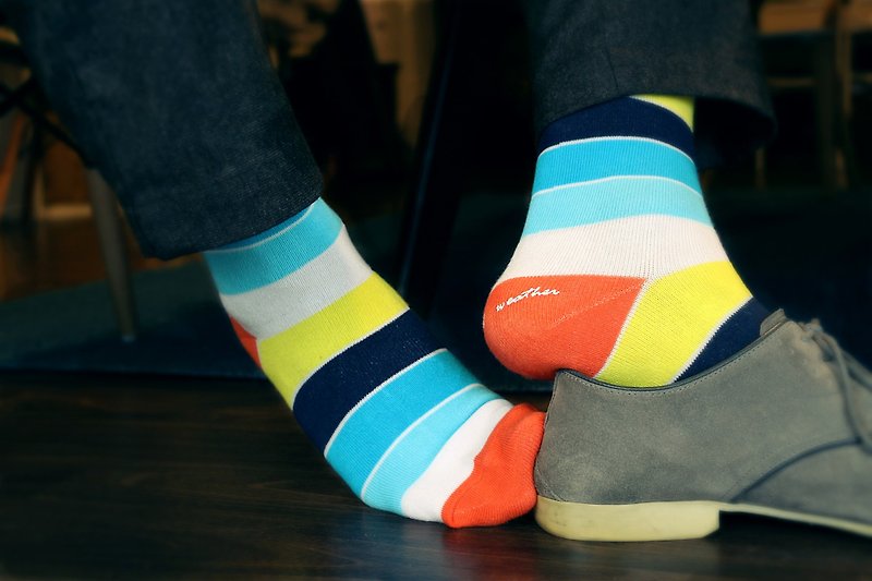 英伦风绅士袜 - Harrogate 简约流行、中性风袜子 - 绅士袜 - 纸 多色