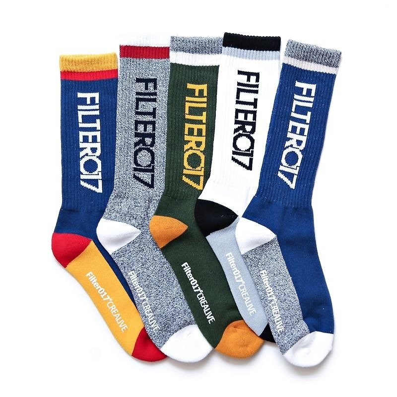 Filter017 Design Fonts Sport Socks 设计字体运动袜 - 袜子 - 棉．麻 