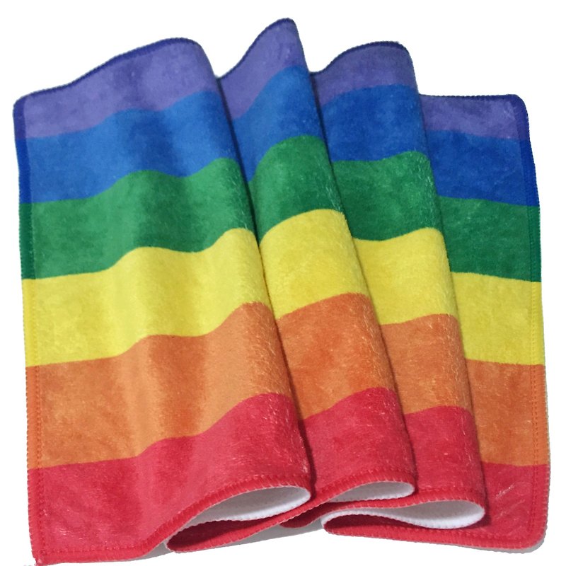 彩虹快干毛巾 LGBT - 毛巾浴巾 - 聚酯纤维 多色