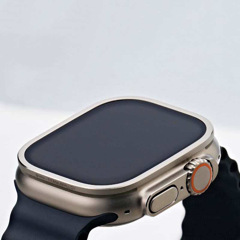 imos Apple Watch Ultra(雾面) 蓝宝石钛合金框手表保护贴 - 手机配件 - 其他材质 灰色