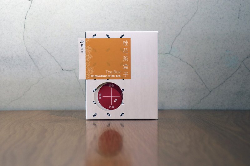 桂花茶盒子(5入茶包) - 茶 - 纸 白色