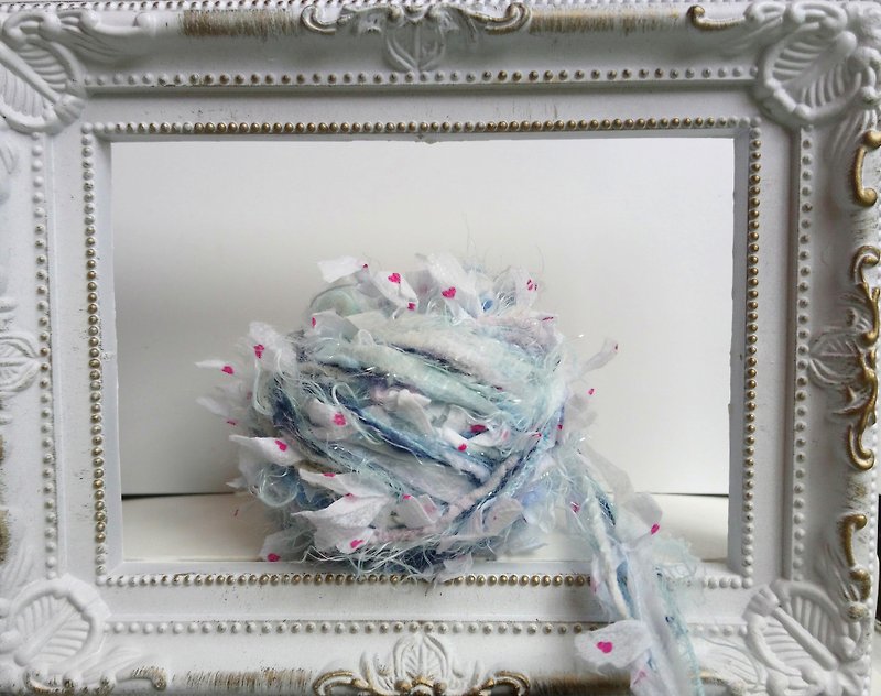 日本混合纱线 - 编织/刺绣/羊毛毡/裁缝 - 聚酯纤维 蓝色