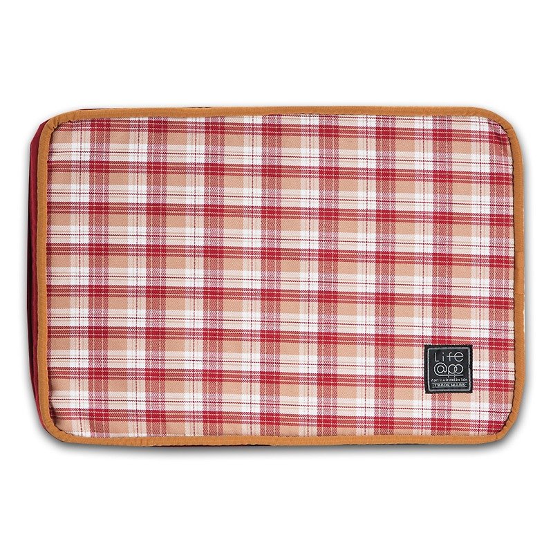 《Lifeapp》睡垫替换布套XS_W45xD30xH5cm (红格纹)不含睡垫 - 床垫/笼子 - 其他材质 红色