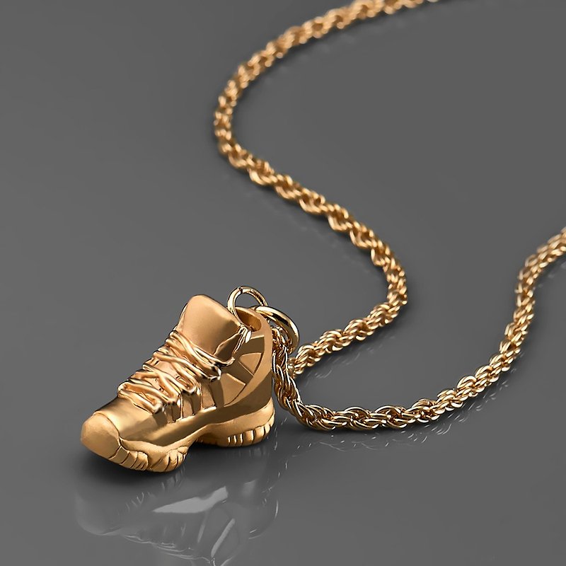 球鞋项链 - 项链 - 其他金属 金色