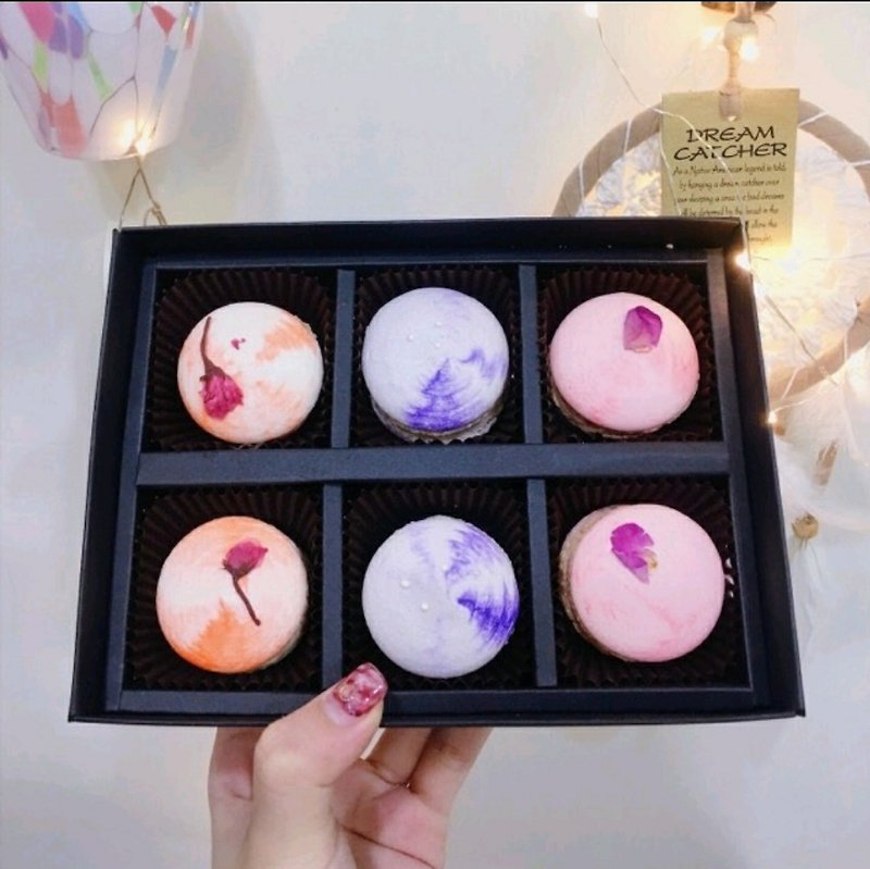 马卡龙8入礼盒 花草果香茶系例 - 蛋糕/甜点 - 新鲜食材 