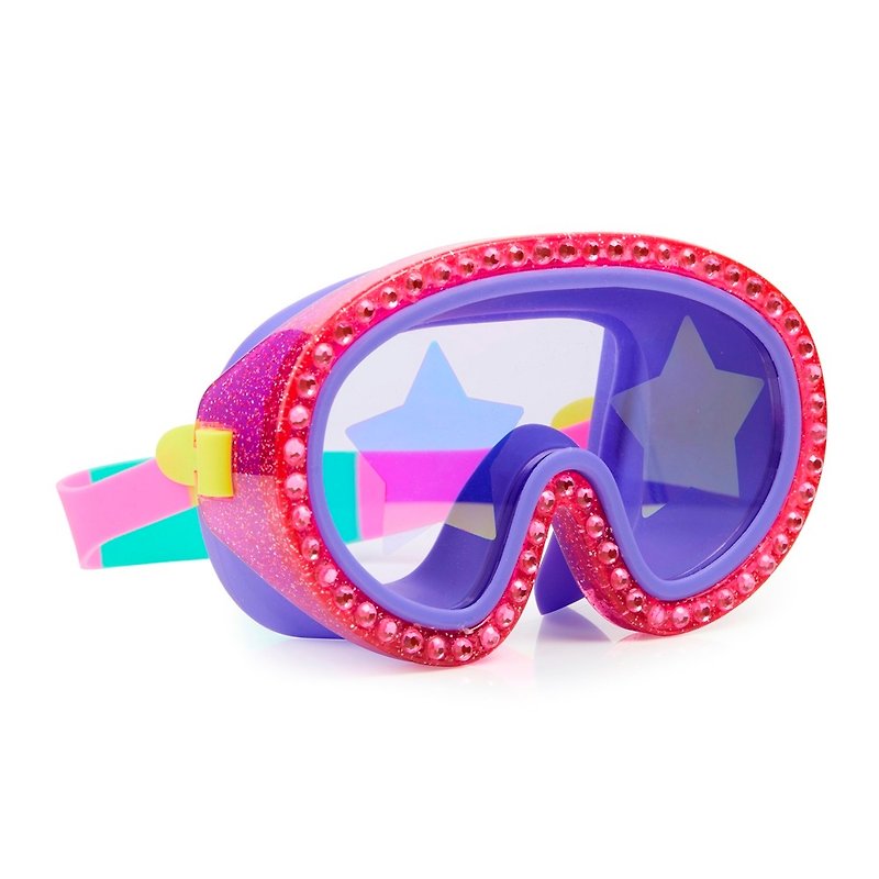 美国Bling2o 儿童造型泳镜 摇滚明星-摇滚草莓 - 泳衣/游泳用品 - 塑料 多色