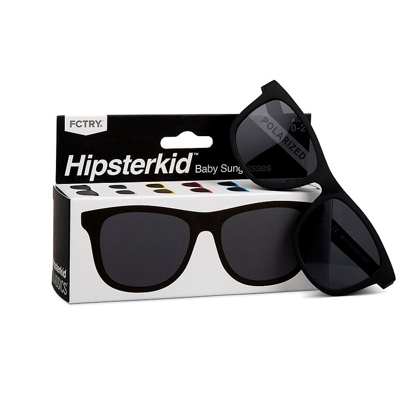 福利品-美国Hipsterkid 抗UV偏光太阳眼镜(C类瑕疵)无固定绳 - 墨镜 - 塑料 多色