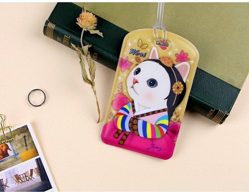 JETOY, 甜蜜猫 旅行 吊牌 二代_Wori J1712304 - 证件套/卡套 - 塑料 紫色