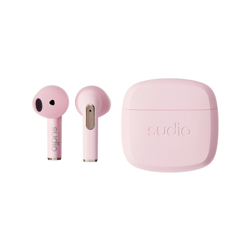 【新品上市】Sudio N2 真无线蓝牙耳塞式耳机 - 裸粉 - 耳机 - 塑料 粉红色
