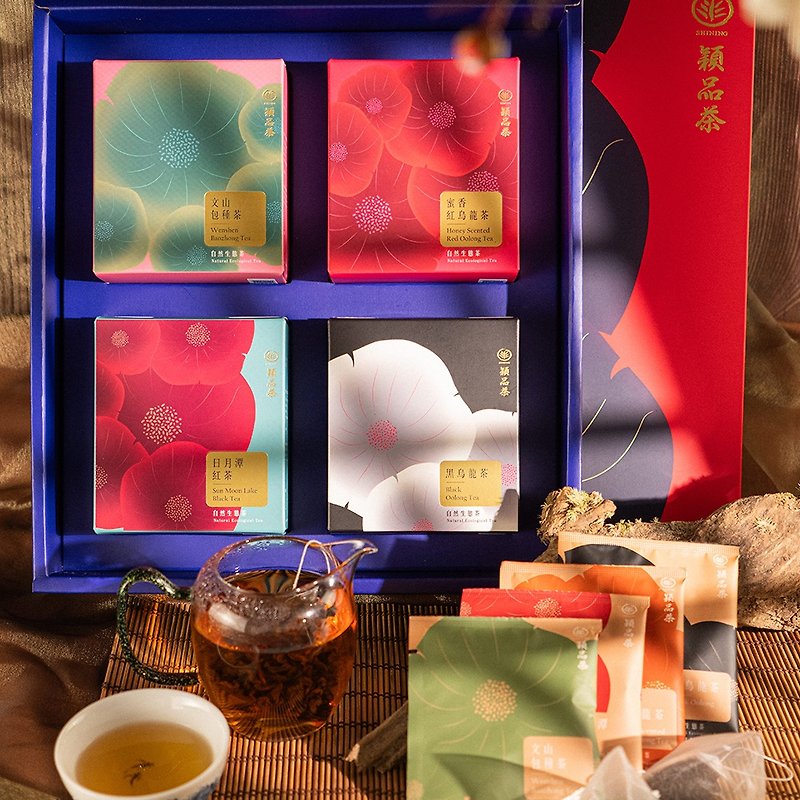 颖品茶_精品茶包礼盒 - 茶 - 纸 红色