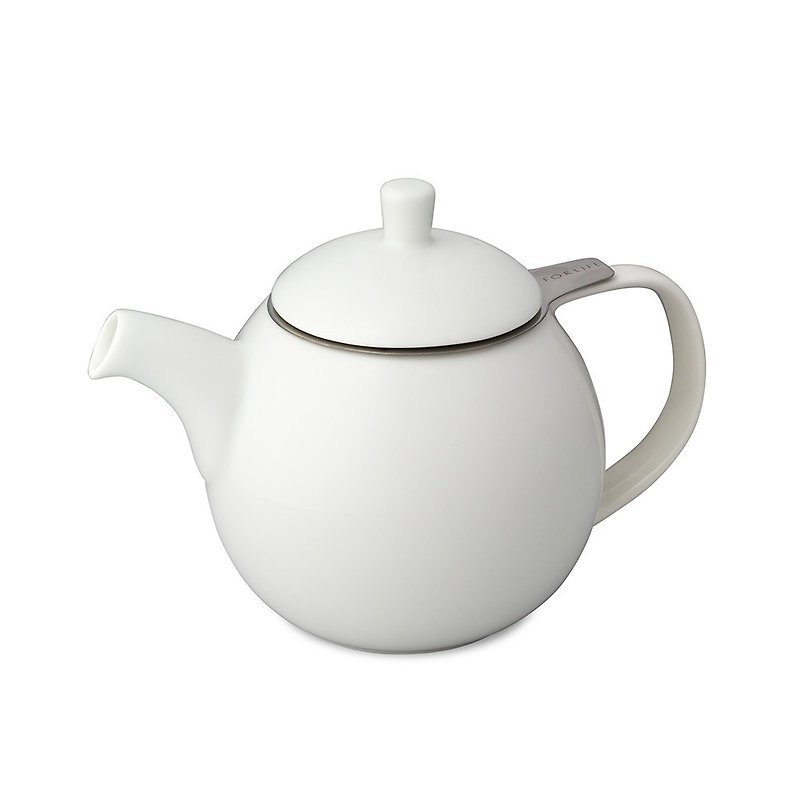 【节日送礼】美国FORLIFE圆润茶壶-白 - 茶具/茶杯 - 瓷 白色