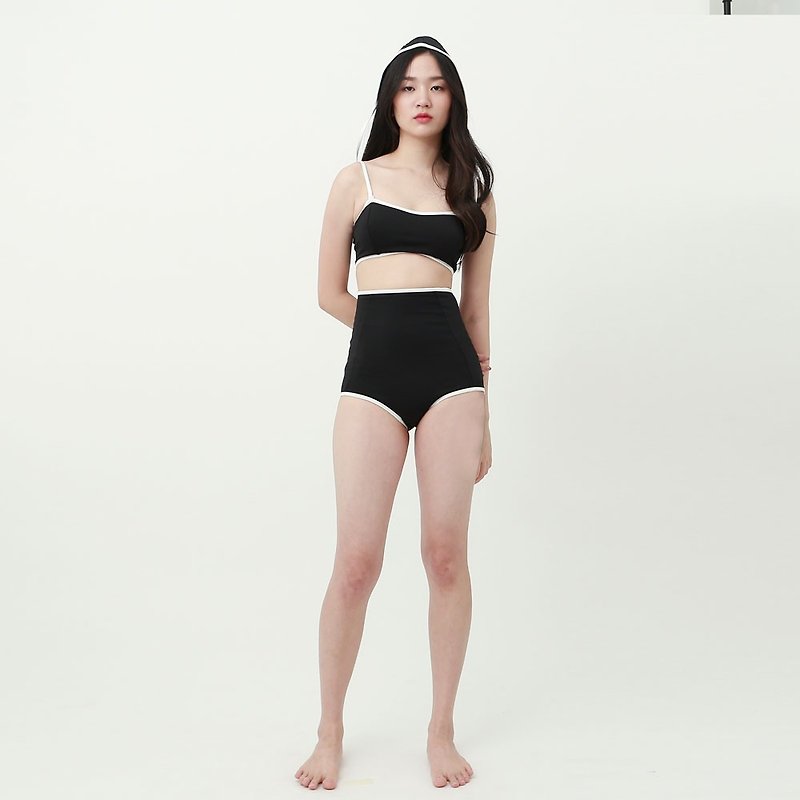 Aprilpoolday Swimwear / CAPSULE ORIGINAL / Black / L - 女装泳衣/比基尼 - 纸 黑色