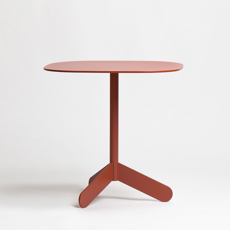 Propellor Table 金属制三脚边桌 (低) 赤土色 - 其他家具 - 其他金属 红色