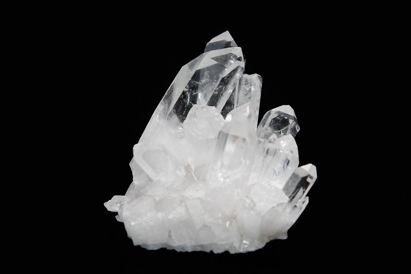 宝石 摆饰 白色 - 【净化系列】天然白水晶簇 (1)