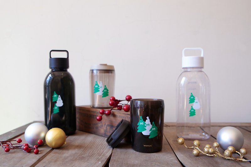 森林系列 交换礼物 限定 独家大容量随身瓶随行杯 双层防漏咖啡杯 - 水壶/水瓶 - 塑料 多色