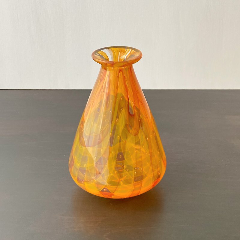 花器　色格子　花瓶　38 - 花瓶/陶器 - 玻璃 