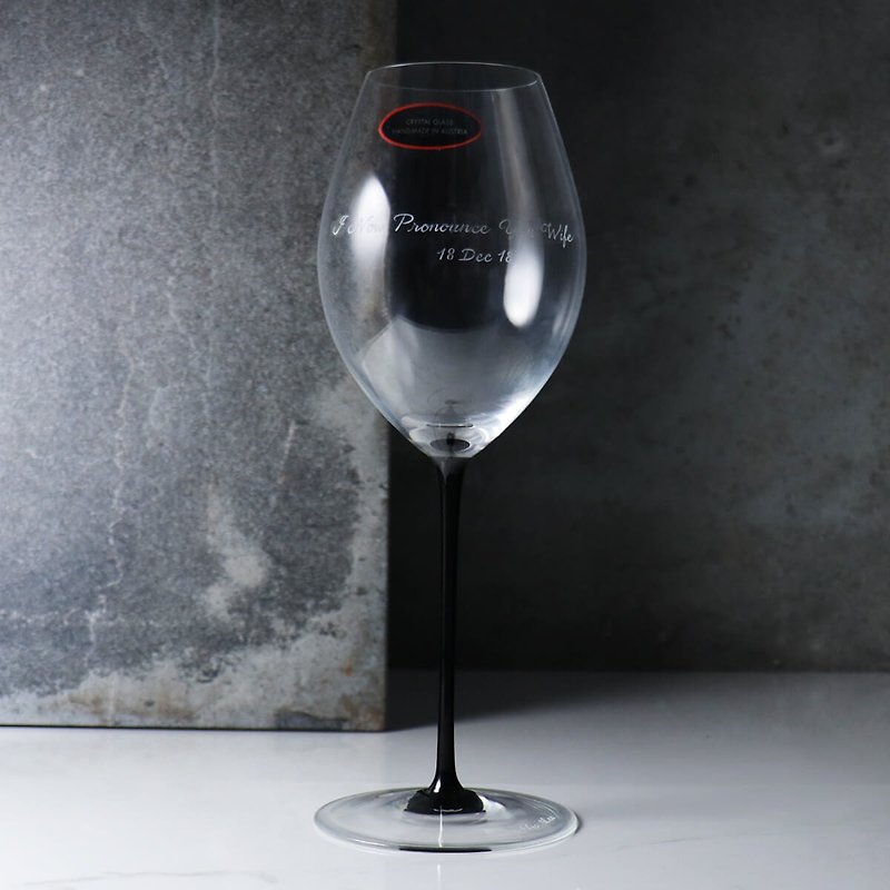 玻璃 酒杯/酒器 黑色 - 590cc【奥地利 Riedel 黑梗系列】Sommeliers艾米达吉红酒杯