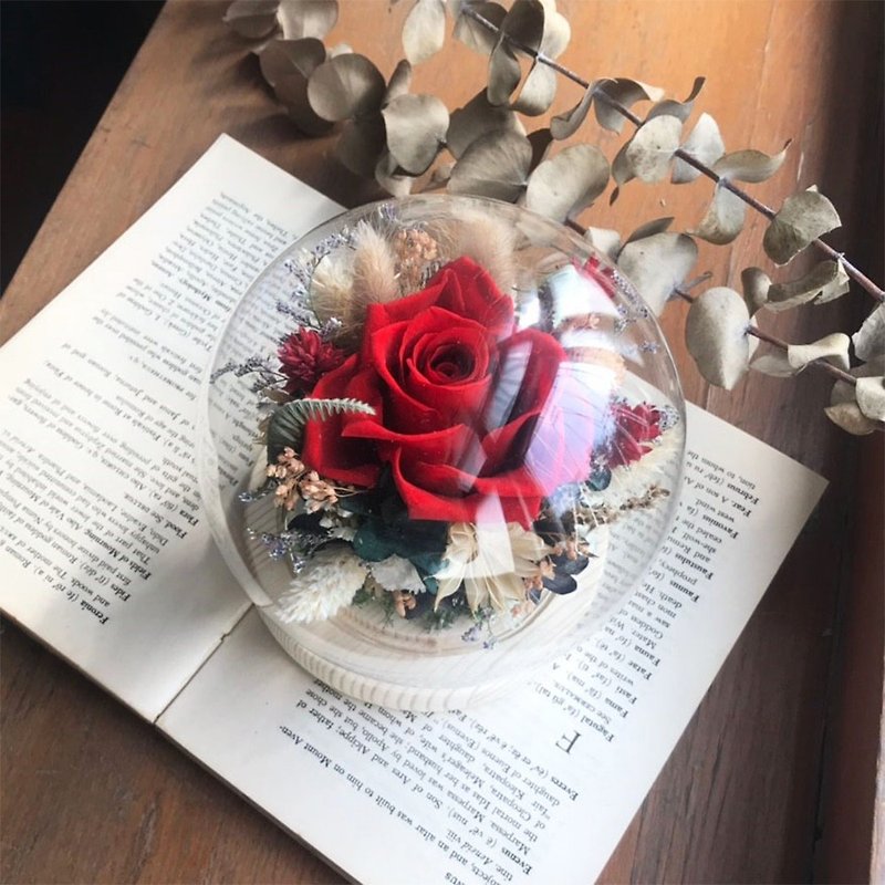 | 定制化礼物 | - 永生花玻璃球(大) - 永生花 干燥花 情人节礼盒 - 干燥花/捧花 - 植物．花 多色