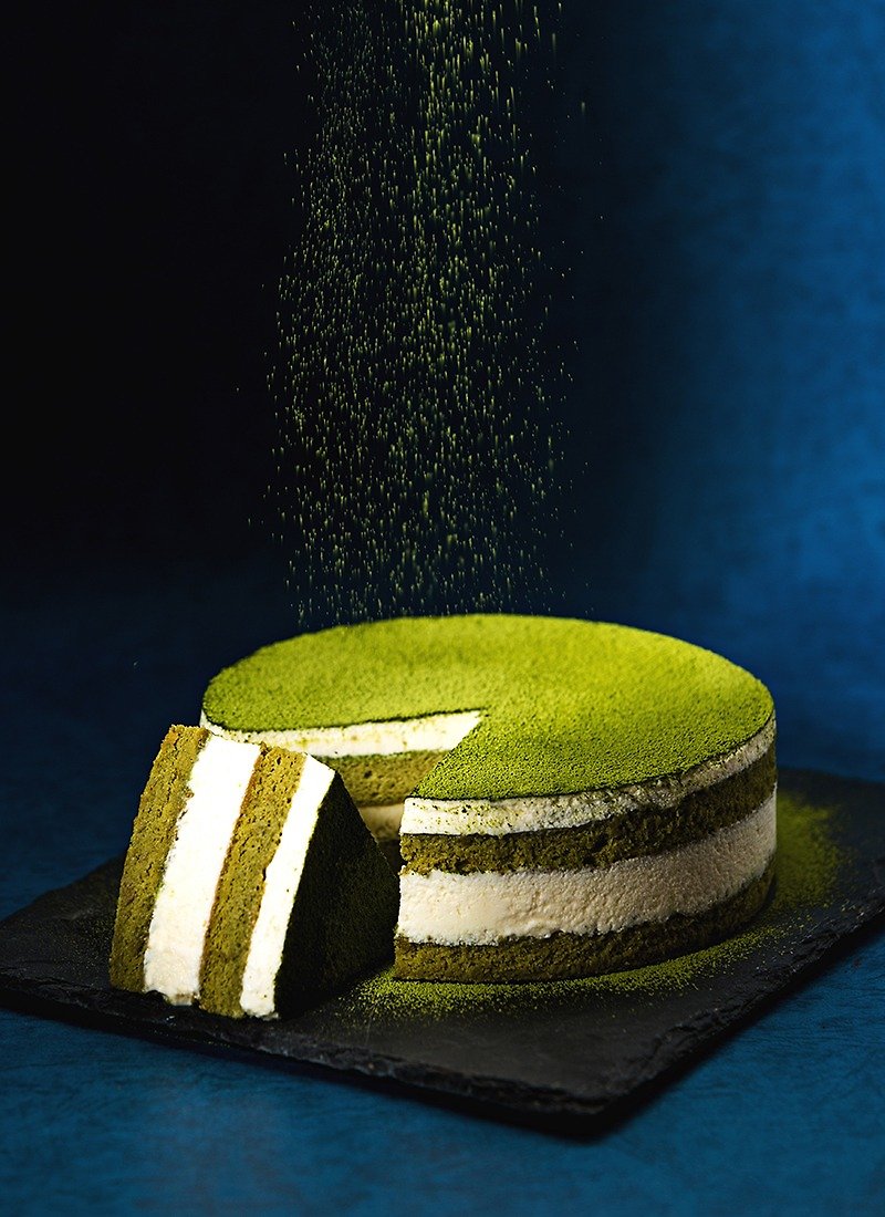 父亲节蛋糕-顶级超浓抹茶提拉米苏蛋糕#静冈纯抹茶 - 蛋糕/甜点 - 新鲜食材 绿色