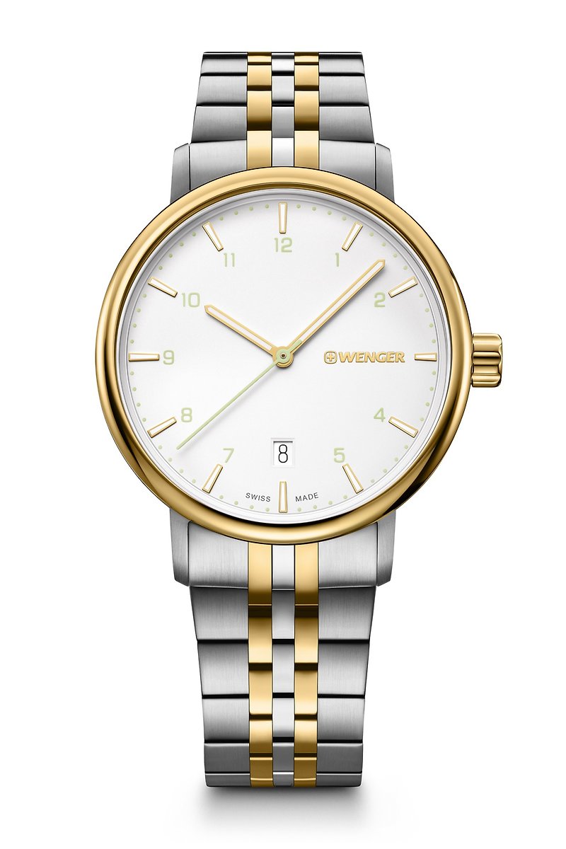 瑞士 Wenger Urban Classic 经典大都会时尚手表 - 男表/中性表 - 不锈钢 金色