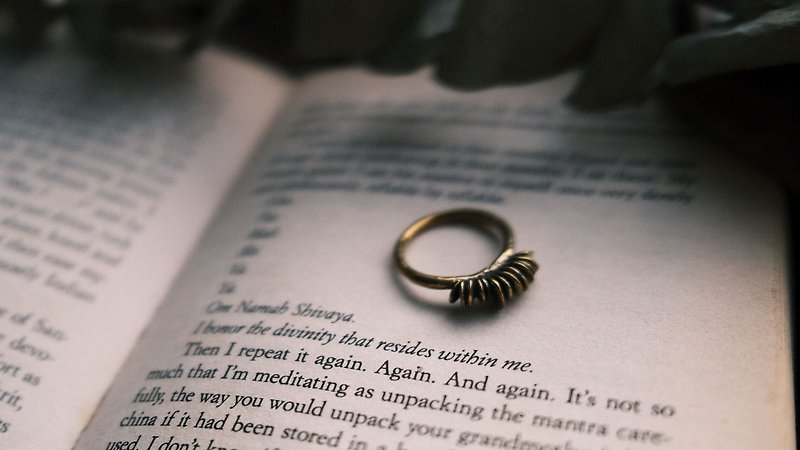 森后Sunhojewelry_海与花___层层叠叠的圆 - 戒指 - 铜/黄铜 金色