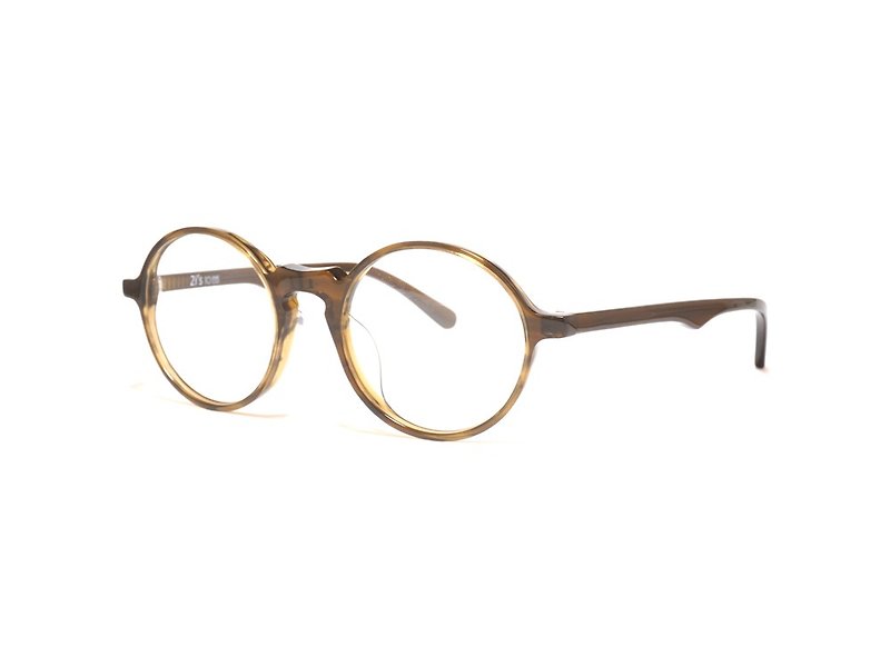 (板材) 2i's - 手工复古圆框 K1051C3 棕色 - 眼镜/眼镜框 - 其他材质 咖啡色