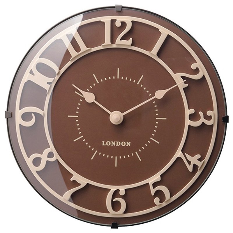Urea- 经典造型桌钟(咖啡) - 时钟/闹钟 - 木头 咖啡色