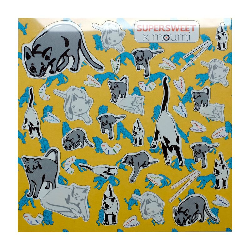 Tigers Sticker - 贴纸 - 塑料 白色